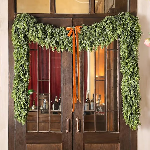 🎅HOT SALE⛄2025 Christmas Artificial Cedar Garland🎄