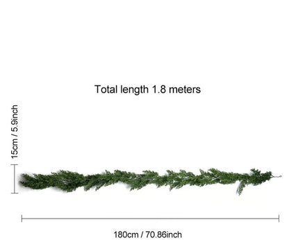 🎅HOT SALE⛄2025 Christmas Artificial Cedar Garland🎄