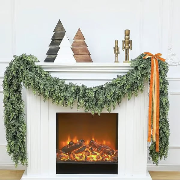 🎅HOT SALE⛄2025 Christmas Artificial Cedar Garland🎄