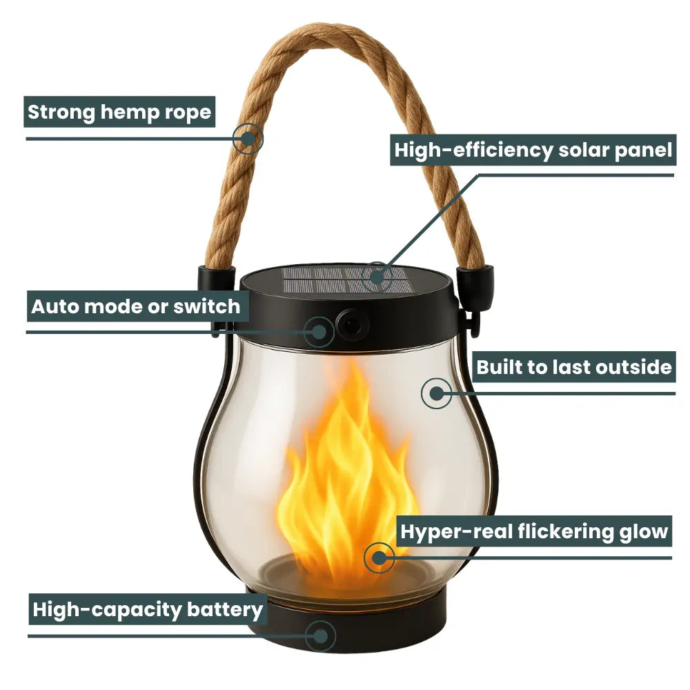 🔥LAST DAY 70% OFF-Kaliqo™ – Solar Lantern Outdoor Lights