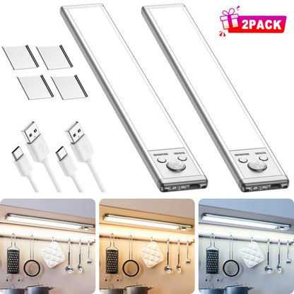 TAILEDEN Under Cabinet Lights,76LED Motion Sensor Night Light Indoor