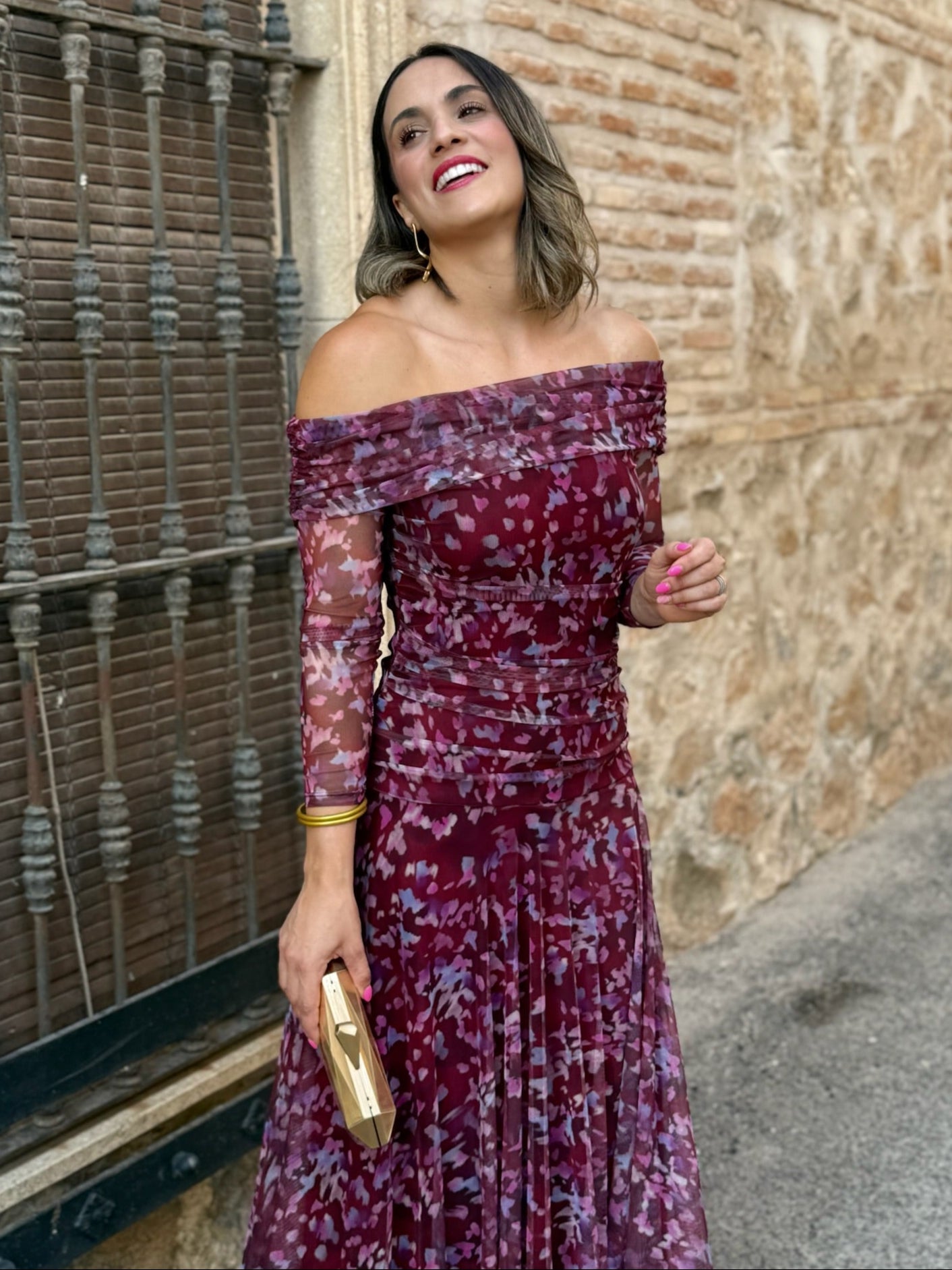 Vestido Tul Estampado| Vera