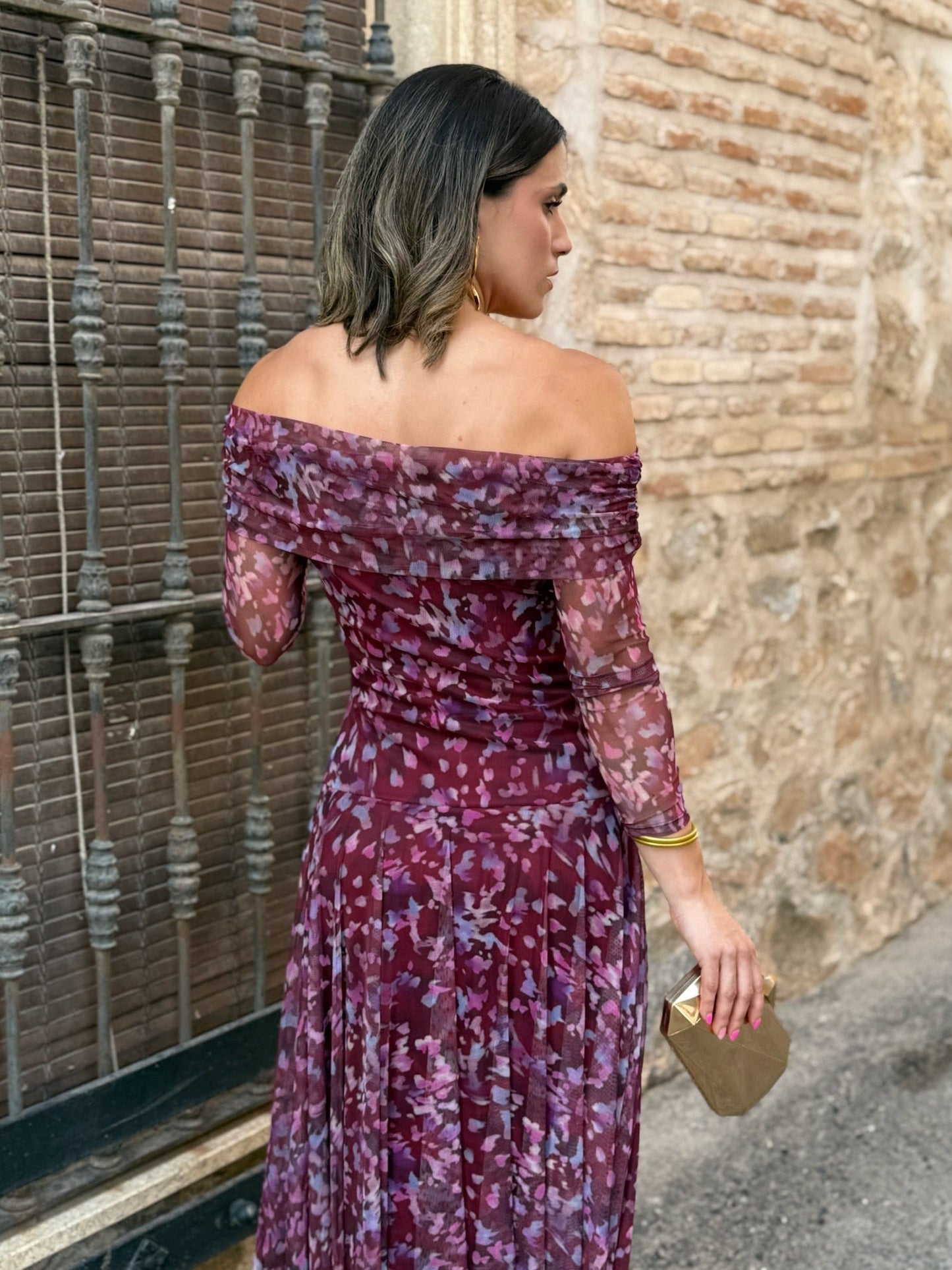 Vestido Tul Estampado| Vera