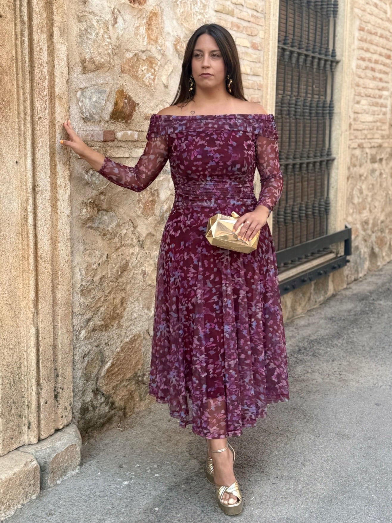 Vestido Tul Estampado| Vera