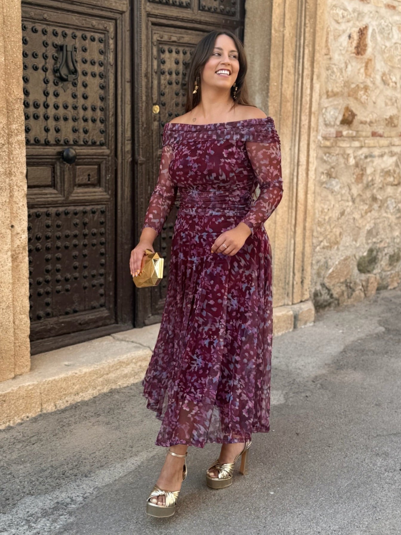 Vestido Tul Estampado| Vera