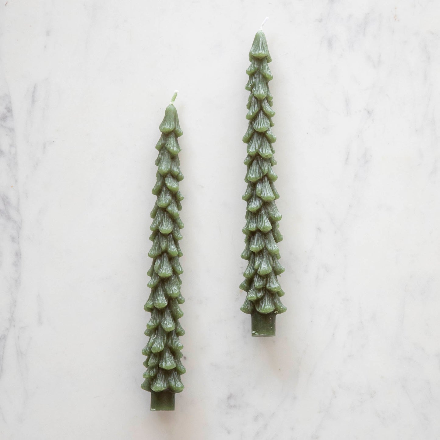 🎄 Snowy Tree Flameless Candles – 2 Pack