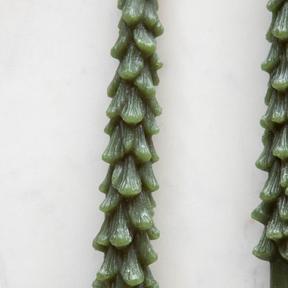 🎄 Snowy Tree Flameless Candles – 2 Pack