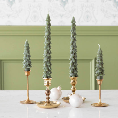 🎄 Snowy Tree Flameless Candles – 2 Pack