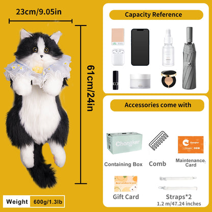 CasaNFT Cat Backpack – Cute Bag for Cat Fans Daily Companion