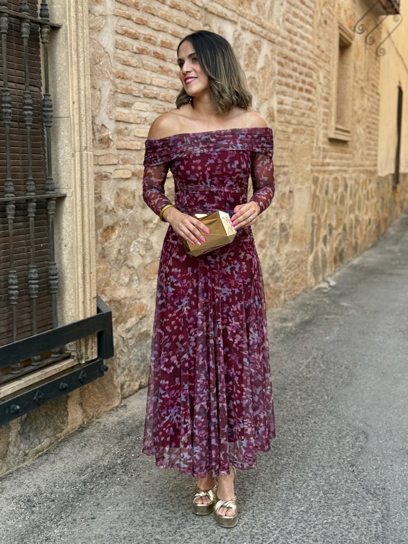 Vestido Tul Estampado| Vera